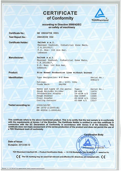CE Certificate makeup part